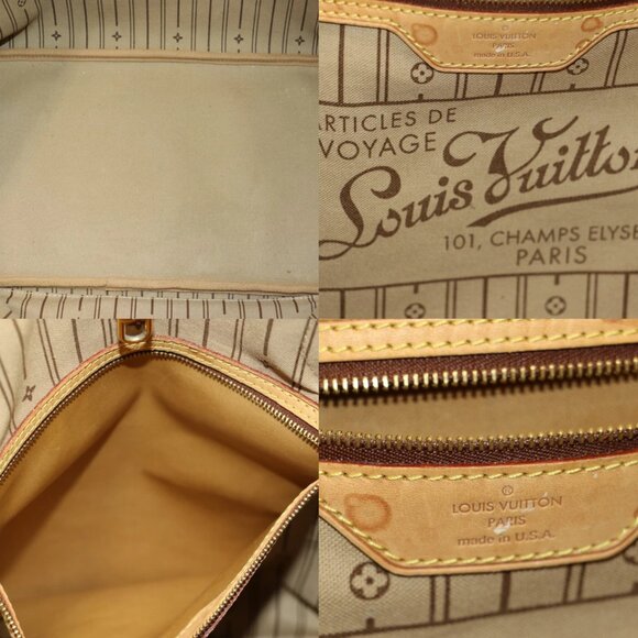 Louis vuitton Neverfull GM Monogram Large Size Brown Tote SD0132 - Picture 15 of 15